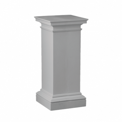 Column base - 29,8 x 65,1 x 29,8cm - gallery base white