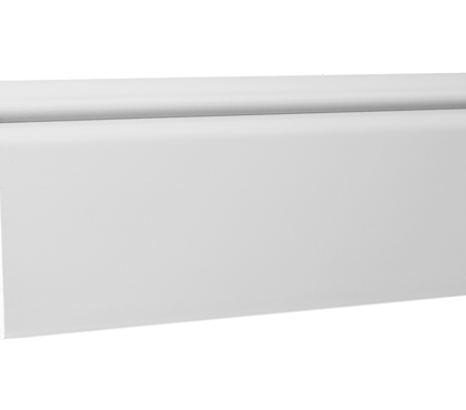 Sockelleiste – 13,8 x 1,9 x 100cm – Weiße SockelleisteWeiße Sockelleiste