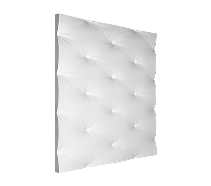 Wandpaneel – 60 x 60 x 2,4cm – Weiß