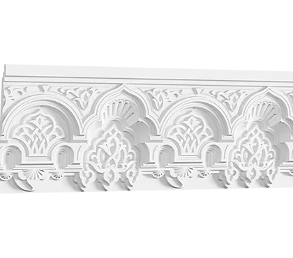 Gesimse starr – 9,9 x 18,9 x 200cm – Kunststoff Gesimse - Marrokanischer Stil