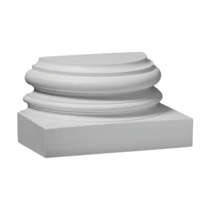 Column base ½ - 10,9 x 21,8 x 11,8cm - base of a column