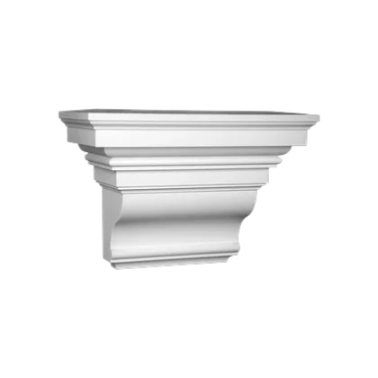 Stucco console - 39,2 x 27,7 x 19,6cm - Stucco console