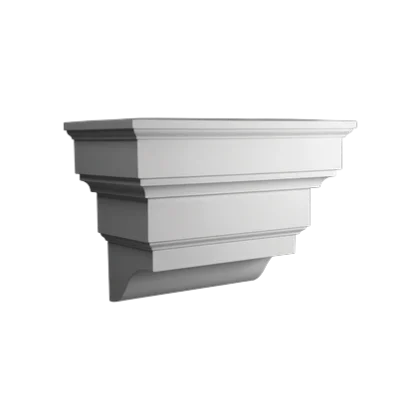 Stucco console - 39,3 x 27,4 x 19,5cm - stucco console baroque