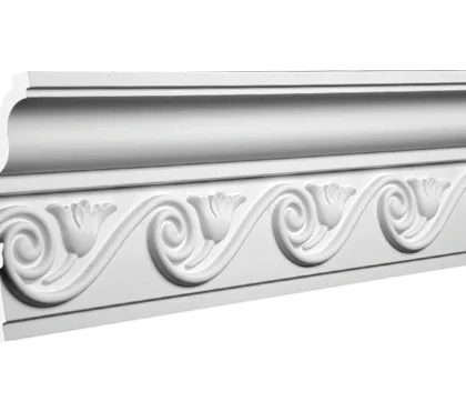 Stucco moulding - 7,3 x 16,4 x 100cm - styrofoam moulding ceiling alternative