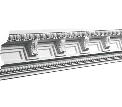 Stucco moulding - 9,5 x 10,2 x 100cm - ceiling moulding