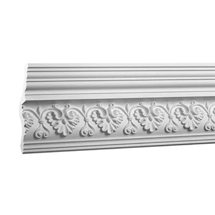 Stucco moulding rigid - 10,8 x 14,4 x 100cm - styrofoam mouldings ceiling alternativeStucco moulding rigid - 10,8 x 14,4 x 100cm - styrofoam mouldings ceiling alternative