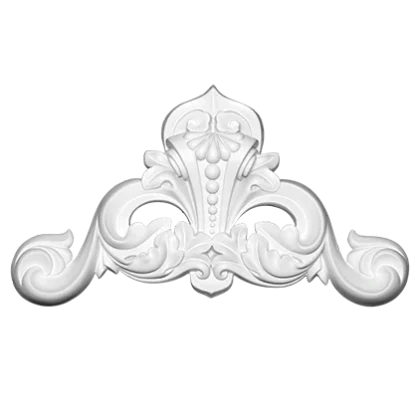 Stucco ornament - 26,9 x 15 x 3,1cm - Gothic ornament