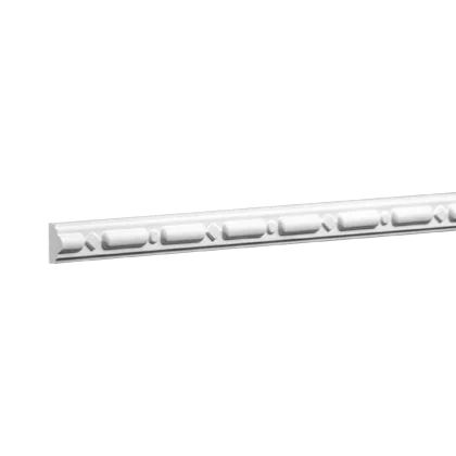 Zierleiste – 2,3 x 1,2 x 100cm – Styropor Zierleisten Alternative