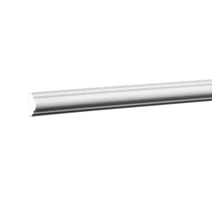 Zierleiste – 2,5 x 1,2 x 100cm – Styropor Zierleisten Alternative