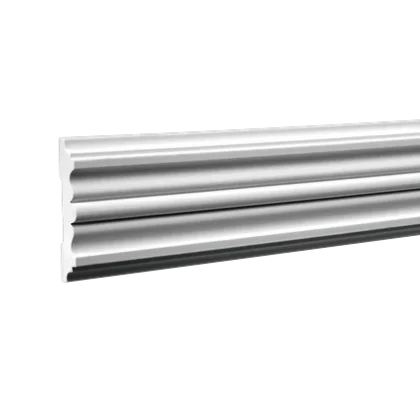 Zierleiste – 9,6 x 1,9 x 100cm – Styropor Zierleisten Alternative