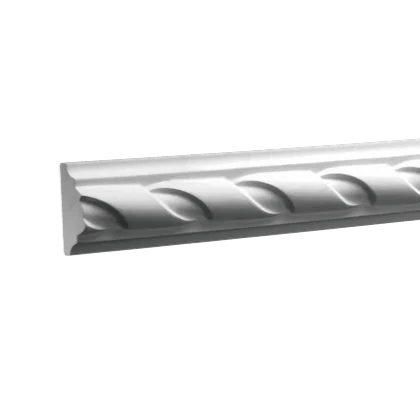 Wandleiste – 4 x 1,9 x 100cm – Flachleiste Kunststoff