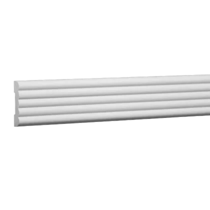 Wandleiste – 4,8 x 0,9 x 100cm – Flachleiste Kunststoff
