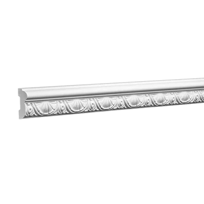 Wall molding - 5.8 x 2.8 x 100cm - flat molding plastic