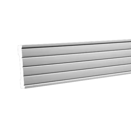 Wandleiste – 9 x 1,8 x 100cm – Flachleiste Kunststoff