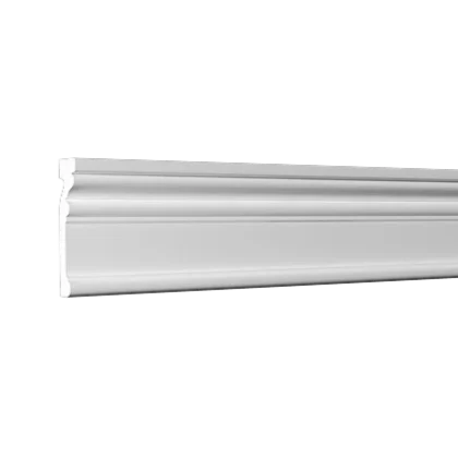 Wall molding - 9.1 x 2.7 x 100cm - flat molding plastic