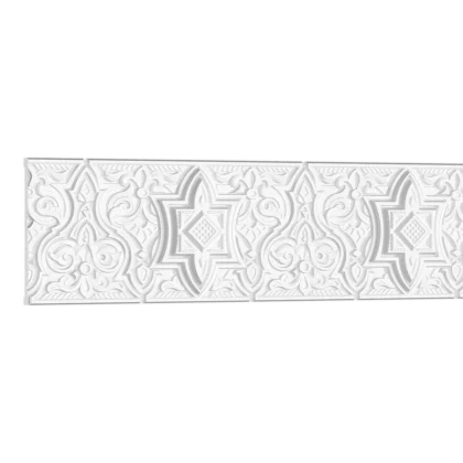 Wall molding - rigid - 16,3 x 3,5 x 100cm styrofoam molding wall alternative