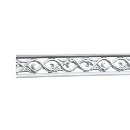 Wall molding - rigid - 5.8 x 0.8 x 100cm - stucco molding flat