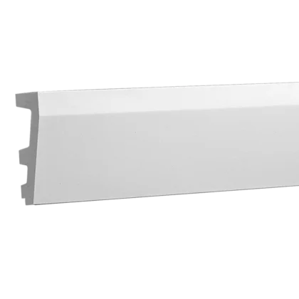 Wall molding - rigid - 9 x 2.5 x 100cm - flat molding